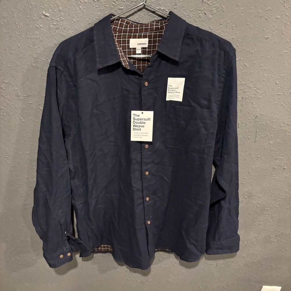 Sonoma Men's Navy Shirt